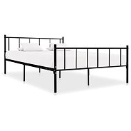 Bed frame black metal 200x200 cm - Bed