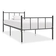 Bed frame gray metal 90x200 cm - Bed Frame