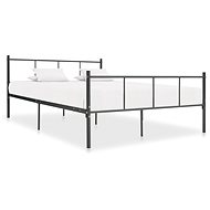 Bed frame gray metal 140x200 cm - Bed Frame