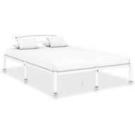 Bed frame white metal 140x200 cm - Bed Frame