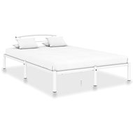 Bed frame white metal 160x200 cm - Bed Frame