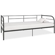 Daybed frame gray metal 90x200 cm - Bed