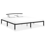 Bed frame black metal 200x200 cm - Bed