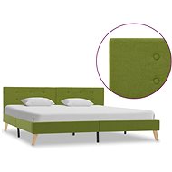 Bed frame green textile 180x200 cm - Bed Frame