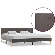 Bed frame taupe textile 180x200 cm - Bed Frame