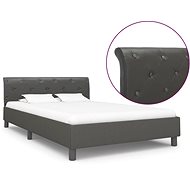 Bed frame gray faux leather 140x200 cm - Bed Frame