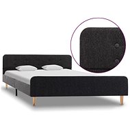Bed frame dark gray jute 140x200 cm - Bed Frame