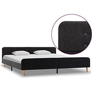 Bed frame dark gray jute 180x200 cm - Bed Frame