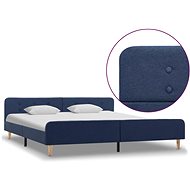 Bed frame blue textile 180x200 cm - Bed Frame