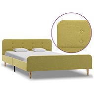 Bed frame green textile 120x200 cm - Bed Frame