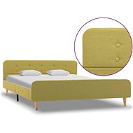 Bed frame green textile 160x200 cm - Bed Frame