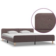 Bed frame taupe textile 180x200 cm - Bed Frame