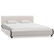 Bed frame white faux leather 120x200 cm - Bed Frame