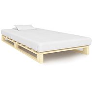 Bed frame made of solid pine pallets 90x200 cm - Bed