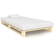 Bed frame made of solid pine pallets 100x200 cm - Bed Frame
