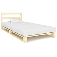 Bed frame made of solid pine pallets 90x200 cm - Bed