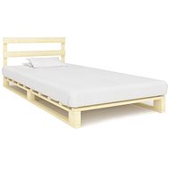 Bed frame made of solid pine pallets 100x200 cm - Bed Frame
