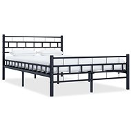 Bed frame black steel 120x200 cm - Bed