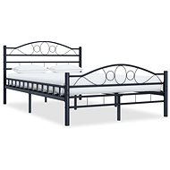 Bed frame black steel 120x200 cm - Bed