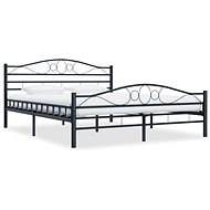 Bed frame black steel 140x200 cm - Bed