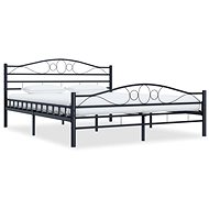 Bed frame black steel 180x200 cm - Bed
