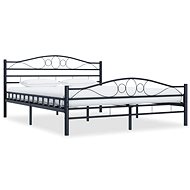 Bed frame black steel 200x200 cm - Bed