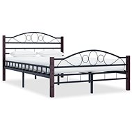 Bed frame black metal 120x200 cm - Bed