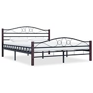 Bed frame black metal 140x200 cm - Bed