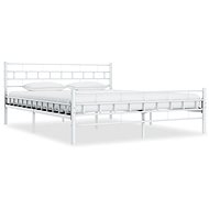 White metal bed frame 180x200 cm - Bed