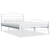 White metal bed frame 120x200 cm - Bed