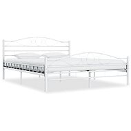 White metal bed frame 180x200 cm - Bed