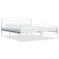 White metal bed frame 200x200 cm - Bed