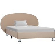 Bed frame cappuccino faux leather 100x200 cm - Bed Frame