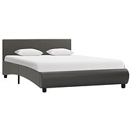 Bed frame gray faux leather 140x200 cm - Bed Frame