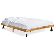 Bed frame solid mangrove wood 180x200 cm - Bed Frame