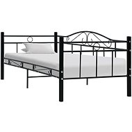 Daybed frame black metal 90x200 cm - Bed
