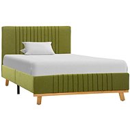 Bed frame green textile 90x200 cm - Bed Frame