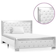 Bed frame white faux leather 120x200 cm - Bed Frame