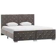 Bed frame gray textile 140x200 cm - Bed Frame