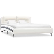 Bed frame white faux leather 120x200 cm - Bed Frame