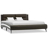 Bed frame gray faux leather 120x200 cm - Bed Frame