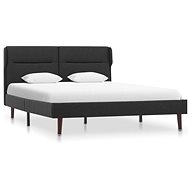 Bed frame dark gray textile 120x200 cm - Bed Frame