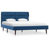 Bed frame blue textile 120x200 cm - Bed Frame