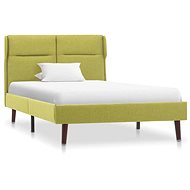 Bed frame green textile 90x200 cm - Bed Frame