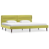 Bed frame green textile 140x200 cm - Bed Frame