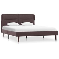 Bed frame taupe textile 120x200 cm - Bed Frame