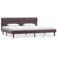 Bed frame taupe textile 180x200 cm - Bed Frame