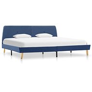 Bed frame blue textile 180x200 cm - Bed Frame