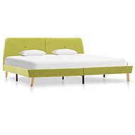 Bed frame green textile 160x200 cm - Bed Frame