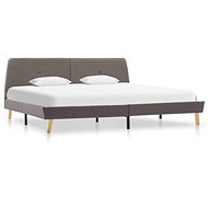 Bed frame taupe textile 180x200 cm - Bed Frame